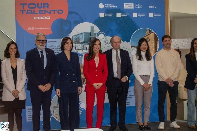 La Reina Letizia lidera en Lleida el evento inaugural del Tour del Talento 2024
