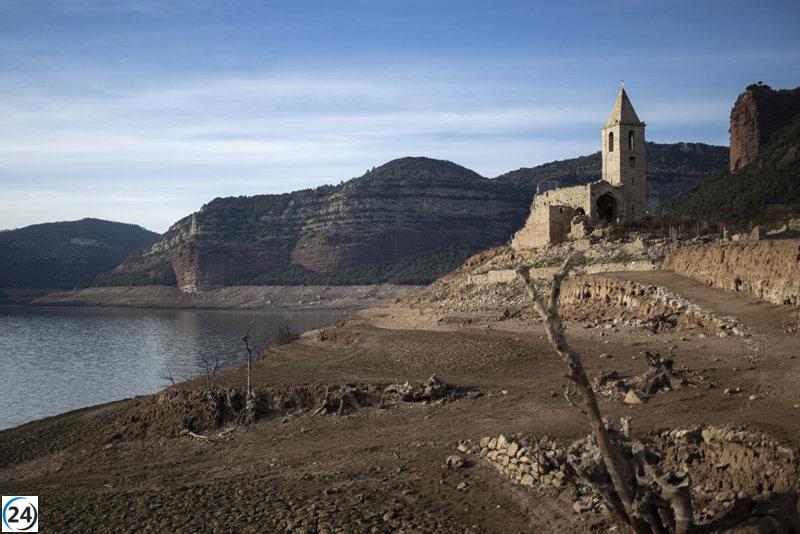 Embalses catalanes alcanzan niveles críticos del 16% y se teme emergencia por sequía