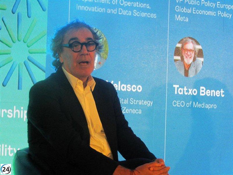 El futuro del audiovisual será la producción virtual con IA, según Tatxo Benet de Mediapro.