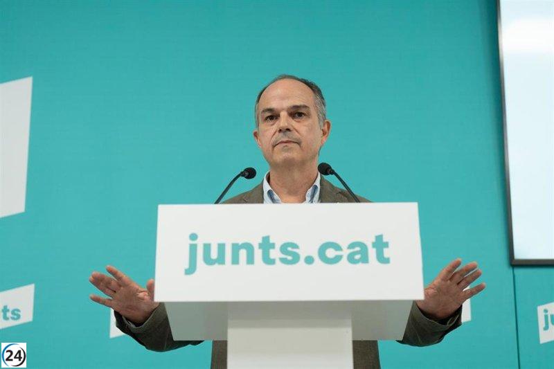 Turull (Junts) niega respaldo de su partido a los PGE por acuerdo de amnistía.