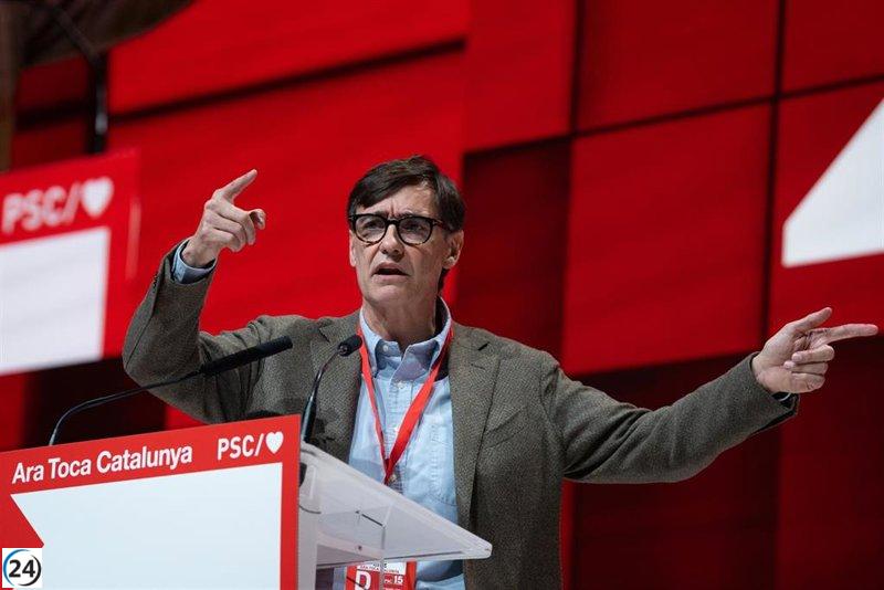 Salvador Illa, ratificado como primer secretario y candidato del PSC para las elecciones catalanas.