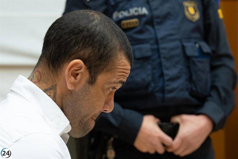 Dani Alves será liberado tras pagar fianza este lunes.