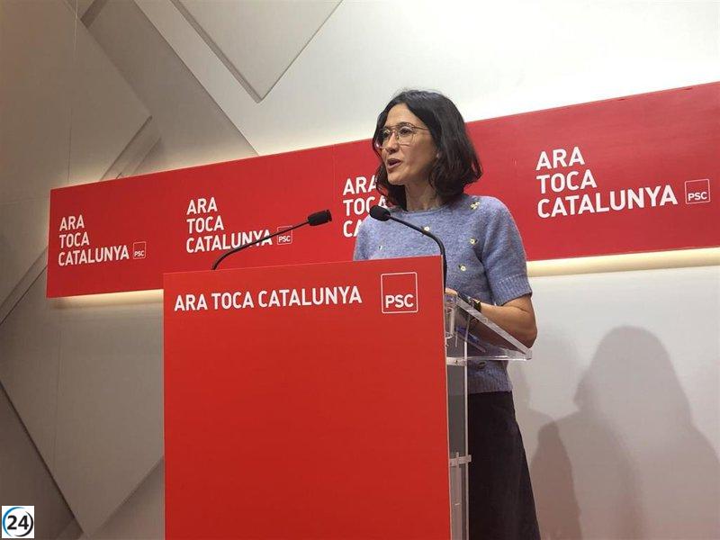 Parlon del PSC descarta la posibilidad de un referéndum en las negociaciones con ERC.