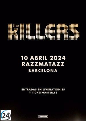 The Killers ofrecen concierto en Barcelona antes de su gira.