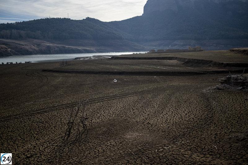 Bajón preocupante en los embalses del Ter-Llobregat, solo al 17% de su capacidad.