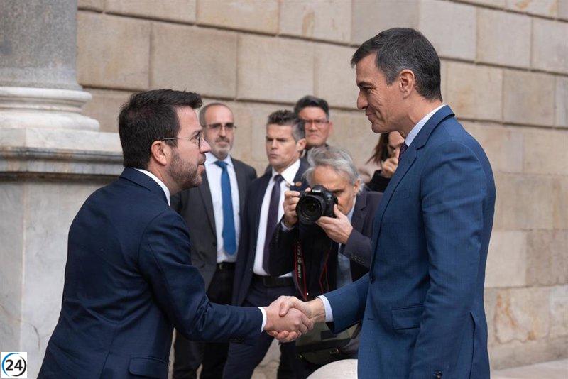 Aragonès reclama a Sánchez que cumpla su compromiso de celebrar un referéndum