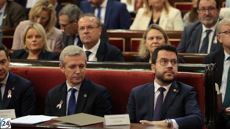 Aragonès acepta reunirse con presidentes del PP en el Senado sin debate cruzado