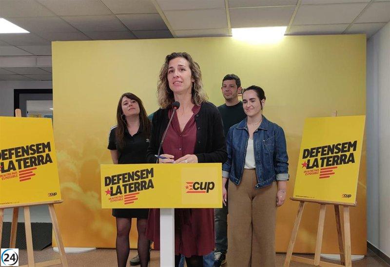 Estrada de la CUP critica el debate a tres propuesto por Aragonès por centrarse en la sociovergencia.
