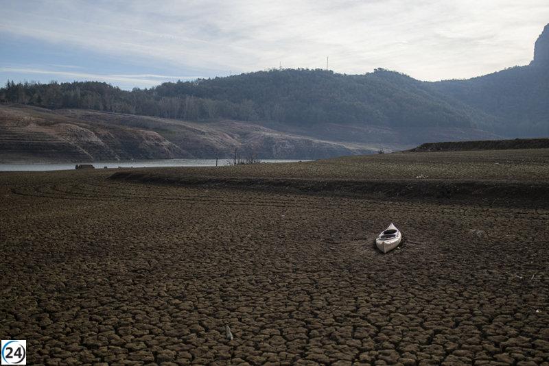 Los embalses del Ter-Llobregat al límite: solo al 19% de su capacidad