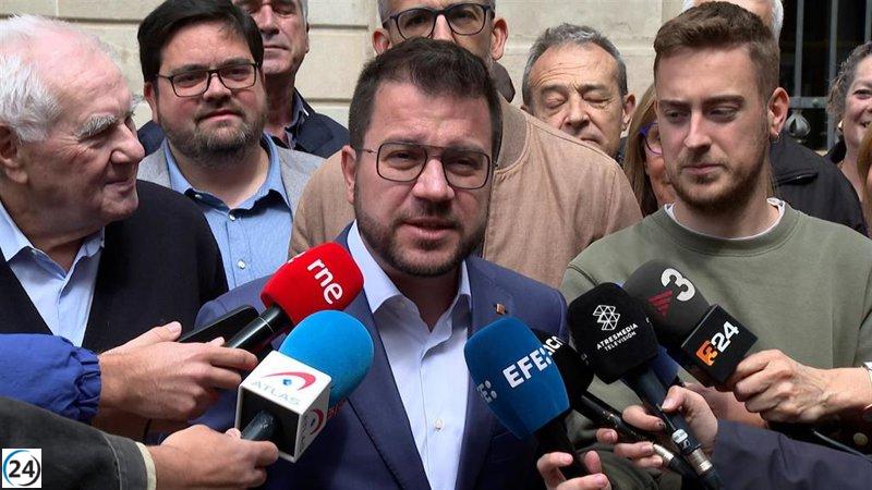 Aragonès insta a Puigdemont a demostrar unidad independentista mediante acciones, no solo palabras.