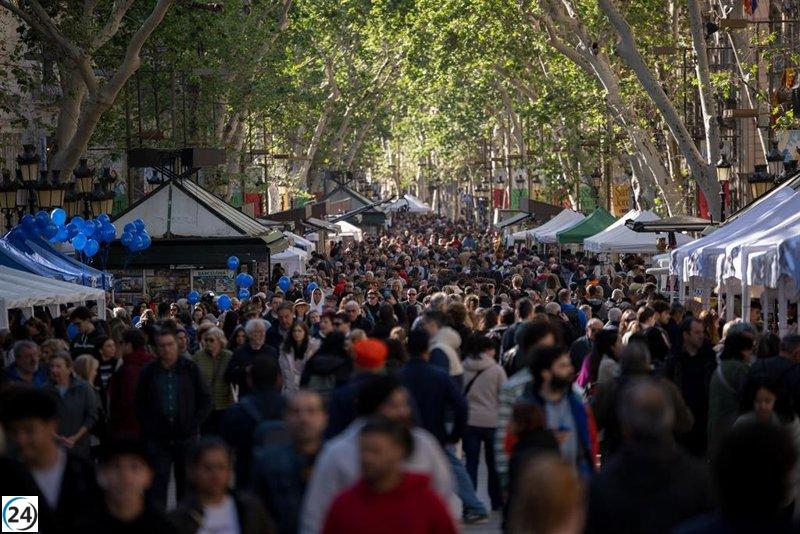 Escritores y lectores se congregan en Barcelona.