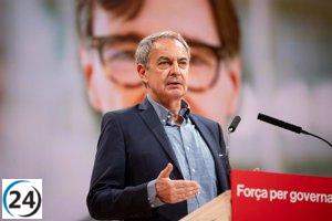 Zapatero declara que la protesta en Ferraz no es por militancia, sino por indignación.