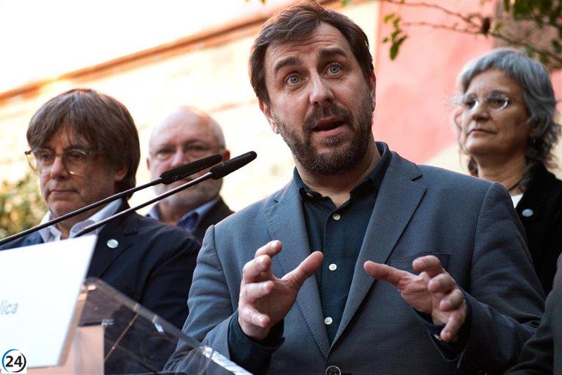 Comín exige al PSOE que permita la investidura de Puigdemont para obtener apoyo de Junts.
