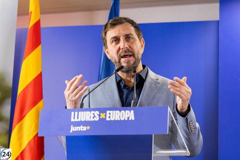 Comín confirma que Junts dará su respaldo al voto de Puig y Puigdemont en el Parlament.