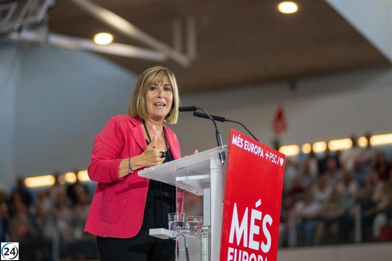 La Alcaldesa de L'Hospitalet, Núria Marín, dejará su cargo después de 16 años.