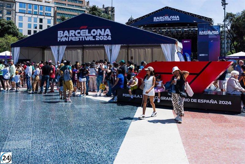 Cortes de tráfico y protestas vecinales en Barcelona por exhibición de F1