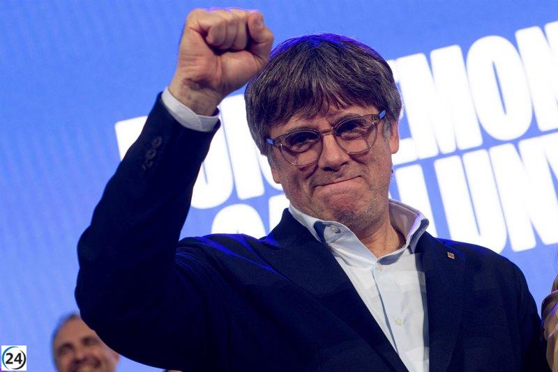 Puigdemont celebra la vuelta de Rovira, Wagensberg y Serra: