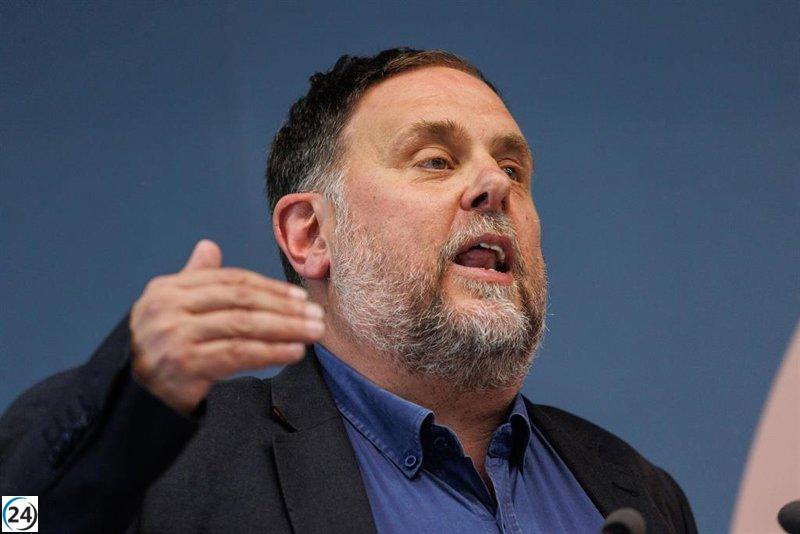 Junqueras y militantes republicanos exigen explicaciones sobre los carteles de Maragall.