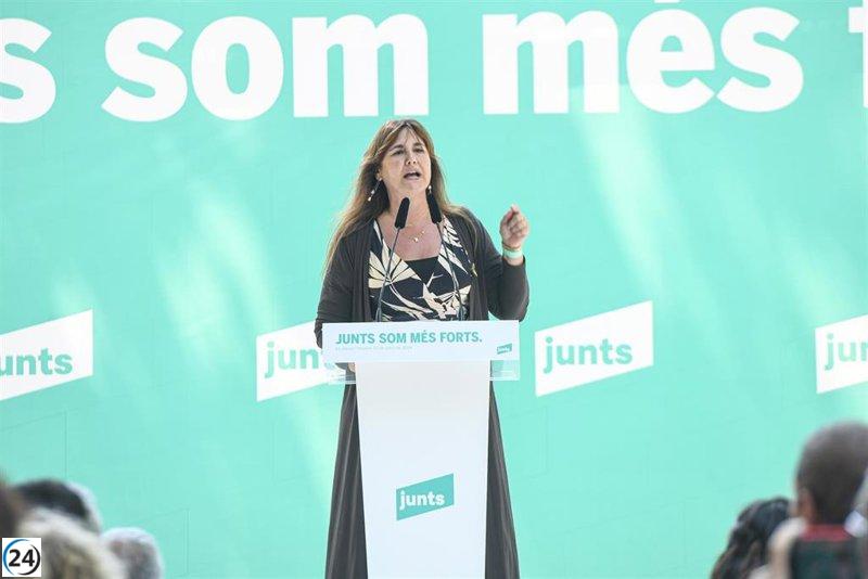 Borràs de Junts no descarta respaldar moción de censura del PP: