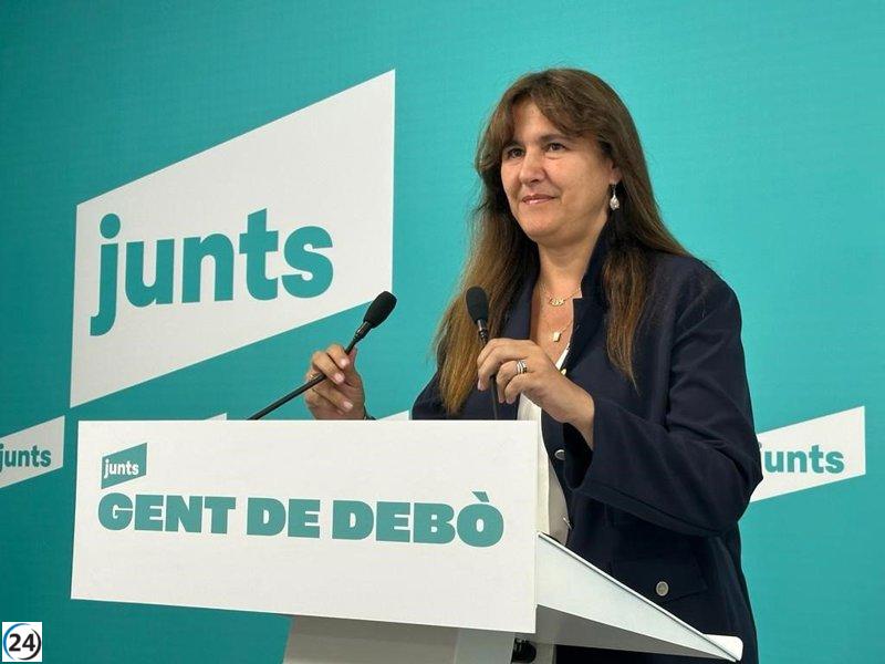 Borràs (Junts) niega apoyar una moción de censura contra Sánchez