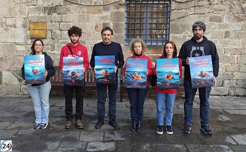 Open Arms inicia campaña contra desinformación utilizando imágenes de Trump, Musk y Von der Leyen.