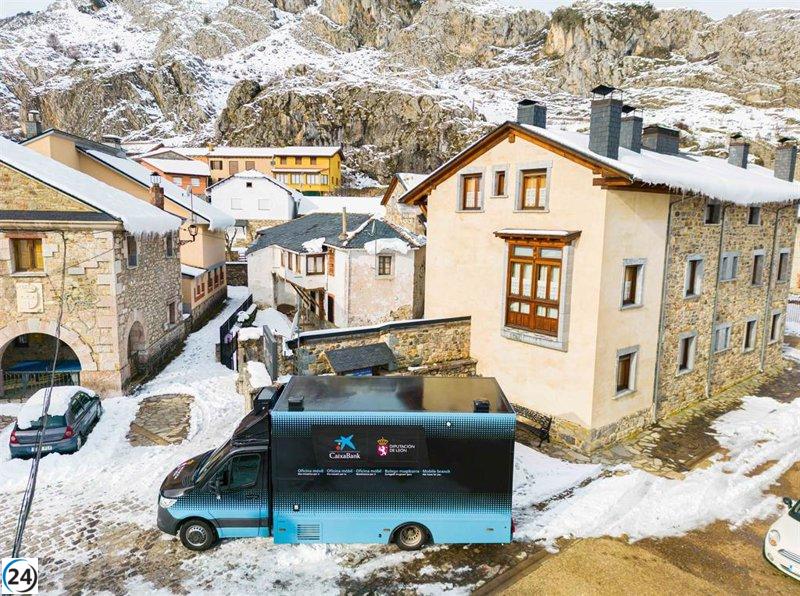 CaixaBank amplía su servicio de oficinas móviles un 77%, alcanzando 1.387 localidades en España.