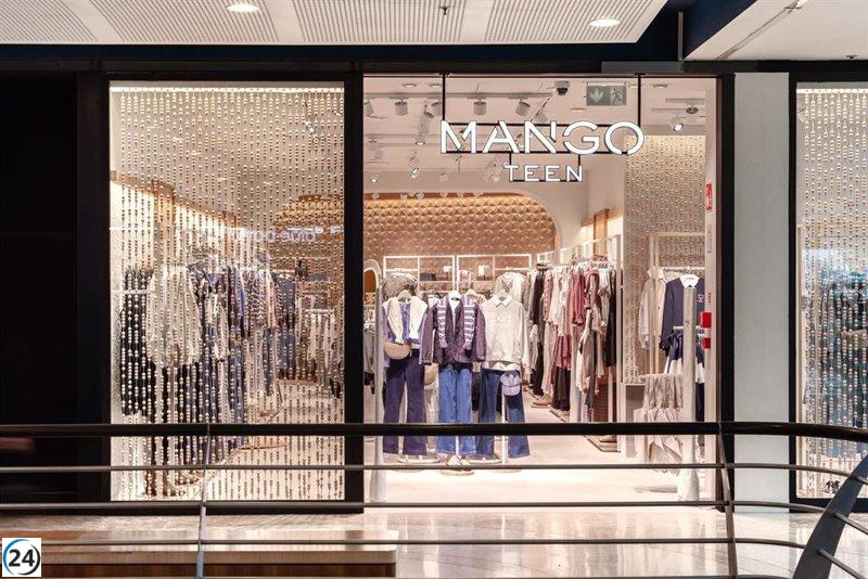Mango expande su presencia global con la inauguración de su primera tienda 'Teen' en Portugal.