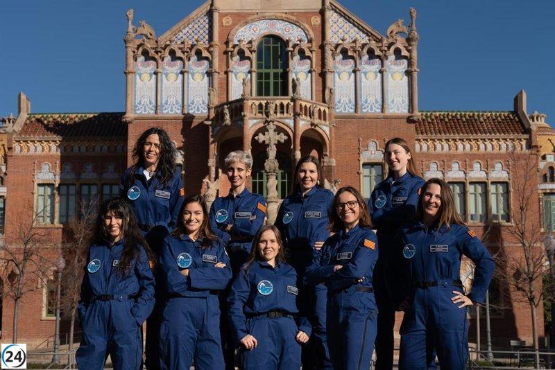 Nueve astronautas féminas analizarán el impacto de una misión marciana en la salud femenina.
