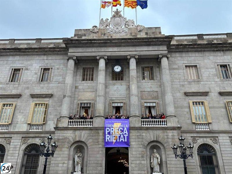 Barcelona demanda acción contra la amenaza reaccionaria y la desigualdad salarial.