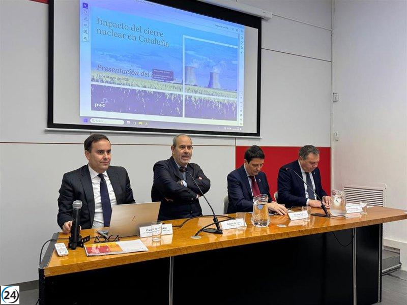 Cataluña, la comunidad más perjudicada por el cierre del parque nuclear en España, según PwC.
