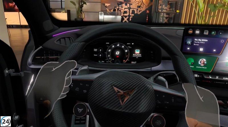 Cupra presenta una innovadora app de realidad virtual para personalizar vehículos.
