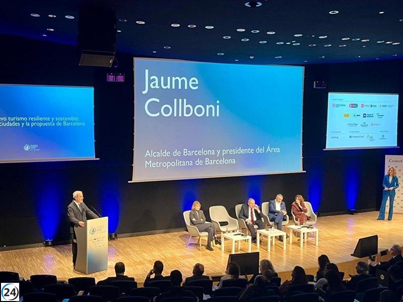 Collboni reafirma el éxito del modelo turístico de Barcelona.