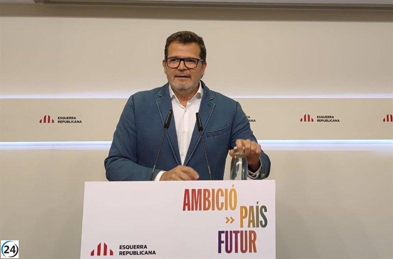 ERC critica la inacción de la Fiscalía ante nuevos desarrollos en la 'Operación Catalunya'.