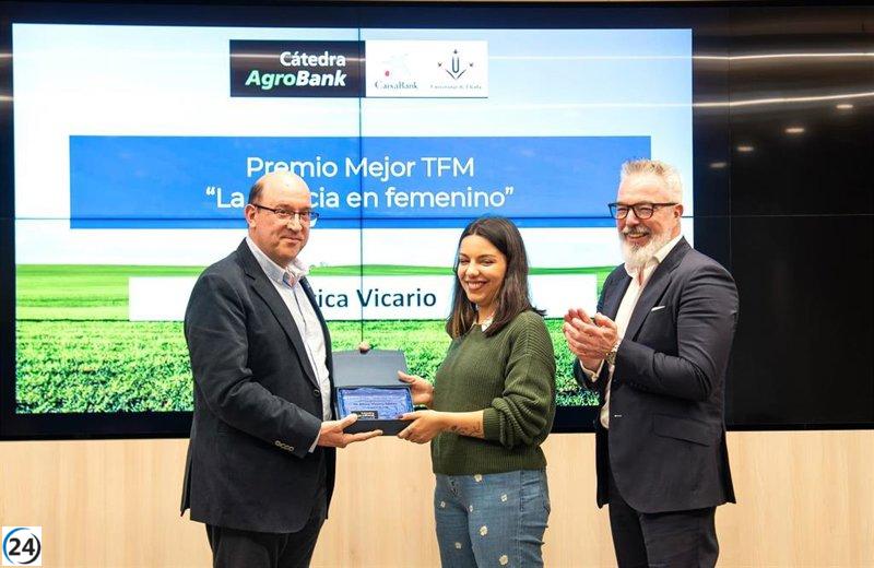 AgroBank distingue un TFM por su enfoque innovador en la gestión del agua mediante inteligencia artificial.