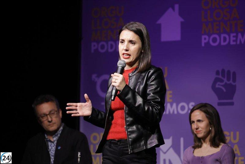 Irene Montero aboga por una izquierda robusta: