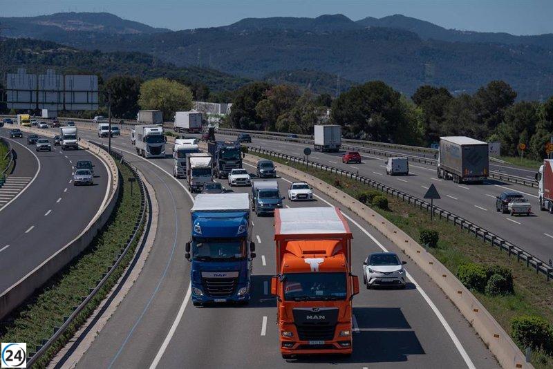 Casi 550.000 vehículos regresan a Barcelona antes de las 20 horas, cumpliendo el 93,6% de lo estimado.