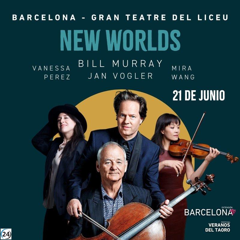 Bill Murray se presentará en el Liceu de Barcelona el 21 de junio con su espectáculo 'New Worlds'.