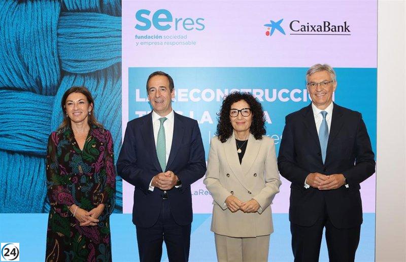 CaixaBank contribuye con 383.000 euros al plan de Cruz Roja frente a la DANA.