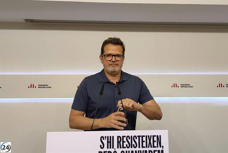 Albert (ERC) expresa inquietud por la posible omisión de la malversación en la sentencia del TC sobre Amnistía.