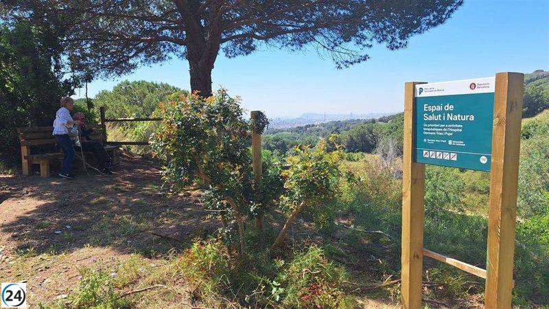 Hospital Germans Trias de Barcelona crea un nuevo espacio de salud y naturaleza para sus pacientes.