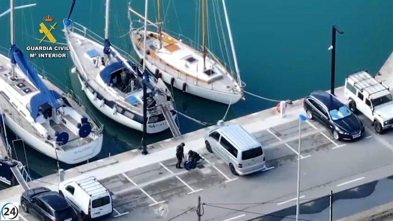 Desmantelan en Barcelona red de narcotráfico operando en veleros.