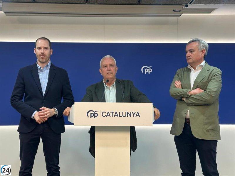 El PP catalán advierte a Junts y ERC sobre el peligro de verse como aliados del Gobierno Sánchez.