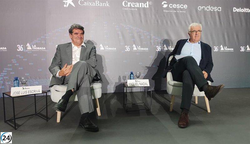 Escrivá destaca que España capitaliza con mayor eficacia los vientos favorables que otras naciones.
