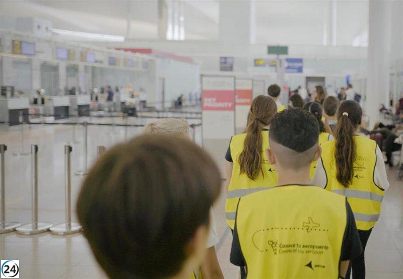 El Aeropuerto de Barcelona acoge a más de 2.000 visitantes en su iniciativa cultural.