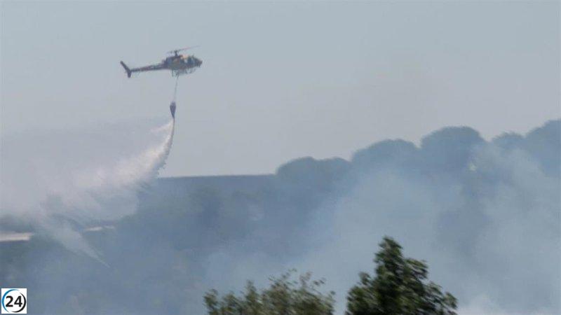 Incendio en Martorell paraliza el servicio de la R4 de Rodalies en Barcelona.