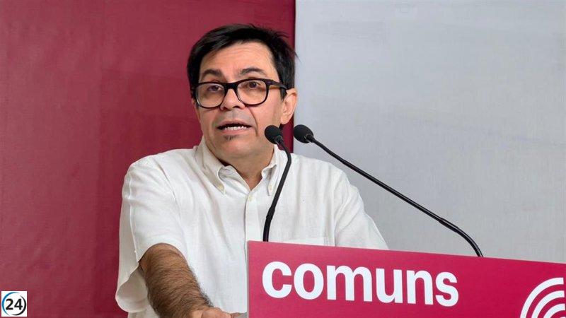 Los Comuns se suman como acusación en el caso Koldo, anuncia Pisarello.