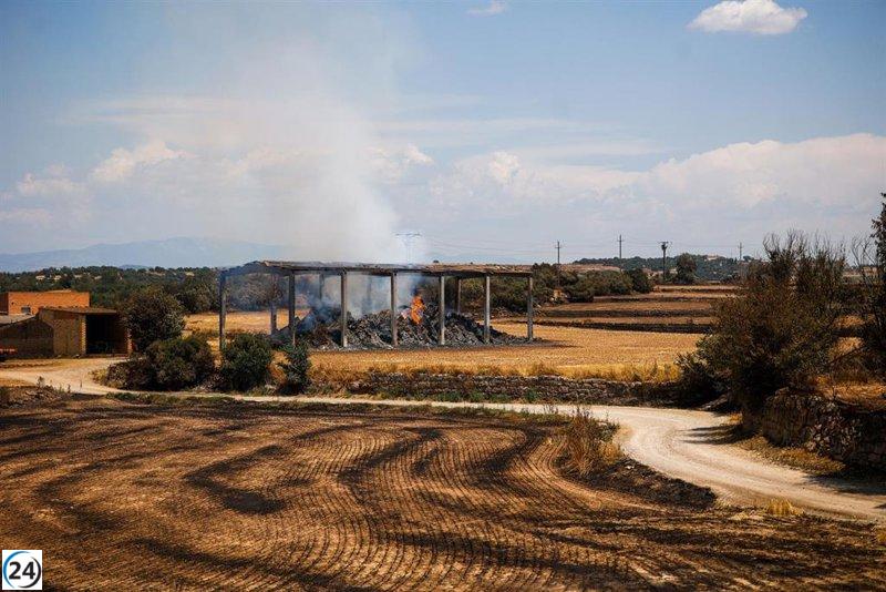 Se logra el control del incendio en Torrefeta i Florejacs (Lleida) según los Bomberos.