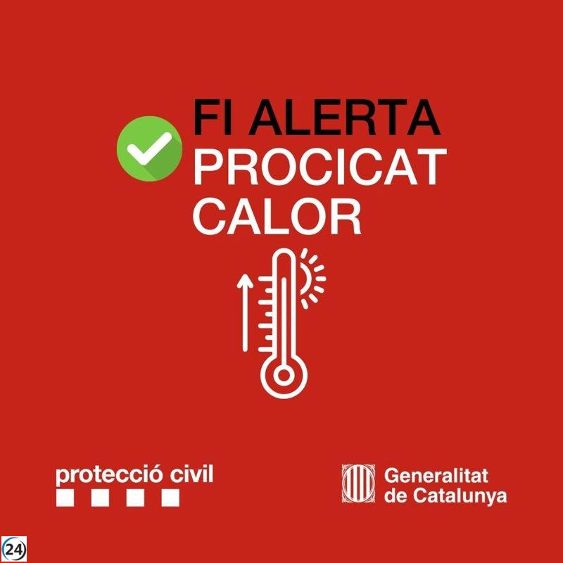 Desactivan el plan Procicat tras una intensa ola de calor.