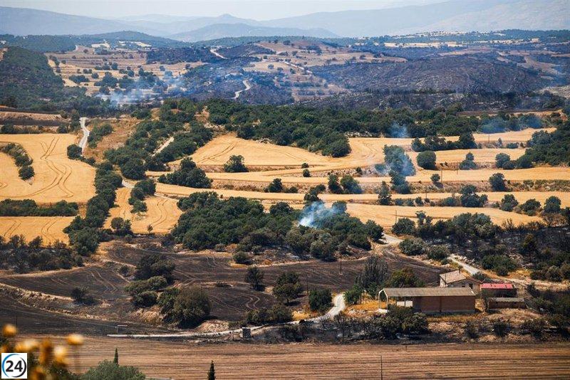 Agricultores de Cataluña exigen protagonismo en la gestión de bosques y la lucha contra incendios.