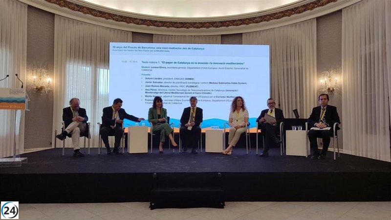 El Govern destaca la buena percepción de Catalunya en proyectos euromediterráneos.